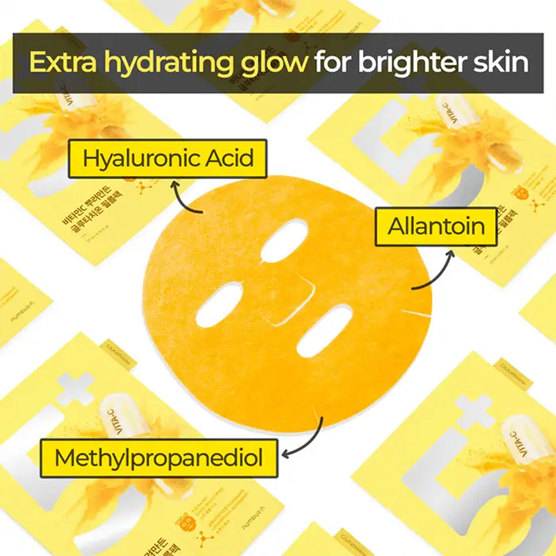 Numbuzin  No.5 Vitamin Spotlight Sheet Mask * 4PCs