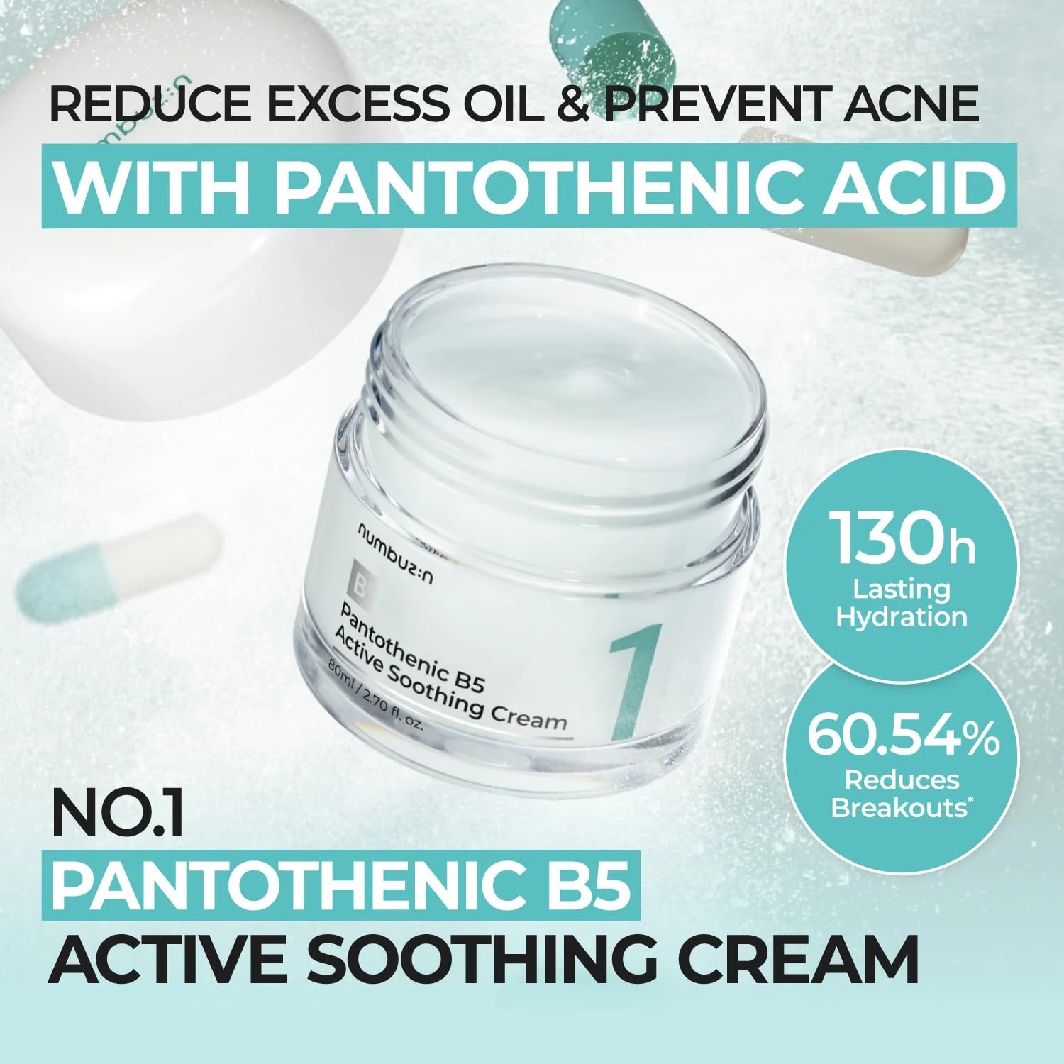 Numbuzin No.1 Pantothenic B5 Active Soothing Cream | Atelier De Glow UAE