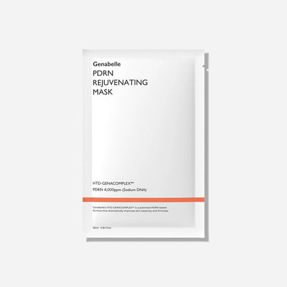 High-absorption fabric of Genabelle Rejuvenating Mask – Cooling and repairing clinical sheet mask for sensitive skin at Atelier De Glow UAE.