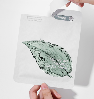 Isntree Mugwort Calming Gauze Mask | Atelier De Glow UAE