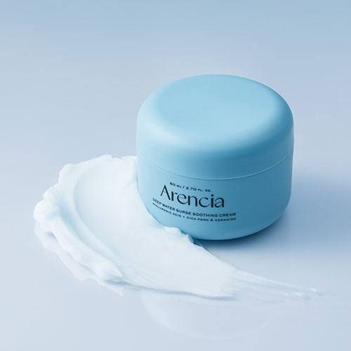 Arencia Soothing Cream for heat-stressed skin and AC-dryness in Dubai – Cooling Korean gel-cream for instant hydration with fast UAE delivery.