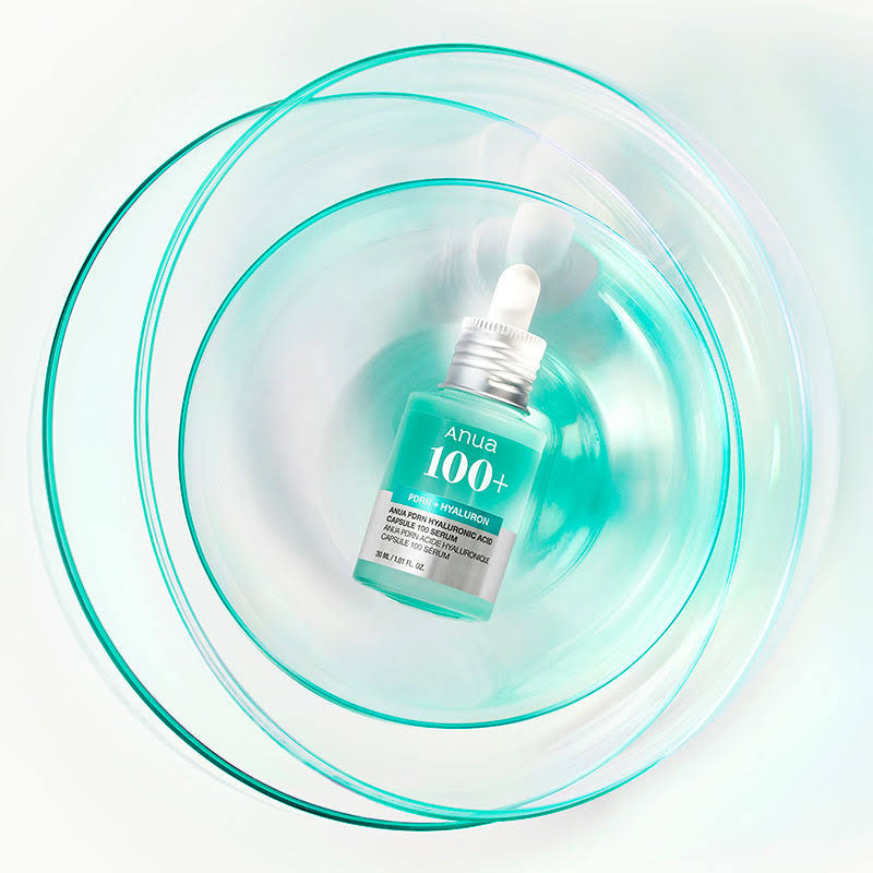 Anua PDRN Hyaluronic Acid Capsule 100 Serum for restoring skin elasticity, smoothing fine lines, and providing deep, long-lasting hydration from Atelier De Glow UAE.