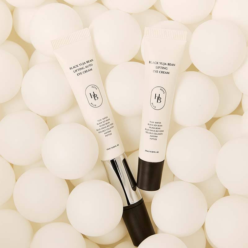 HEVEBLUE eye cream for dark circles, sagging eyelids, and puffiness – Lifting "Auto" massager for tired eyes from Atelier De Glow UAE.