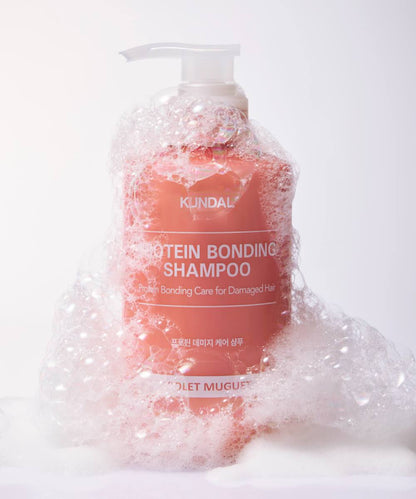 KUNDAL Protein Shampoo for brittle, chemically treated hair in Dubai – pH-balanced Korean shampoo to prevent breakage and frizz with fast delivery in UAE.