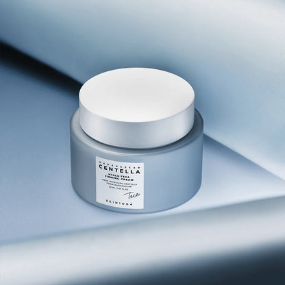 SKIN1004 Hyalu-Cica Firming Cream for sunken smile lines, loss of skin elasticity, sudden facial heat redness, and a dry compromised skin barrier – Lifter from Atelier De Glow UAE.