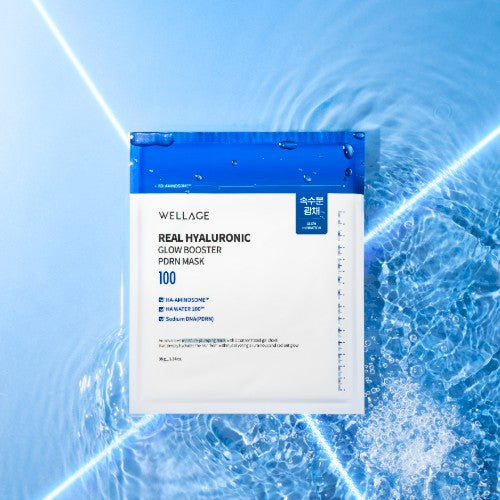 38g oversized serum-soaked PDRN mask sheet - Deeply hydrating and firming - Atelier De Glow UAE