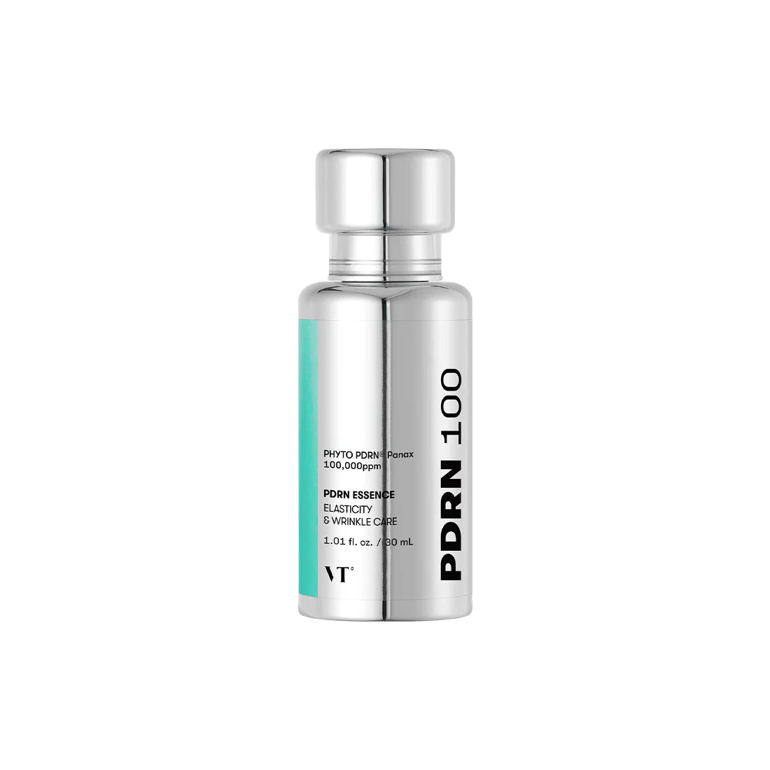 VT PDRN Essence 100 30ml – intensive anti-aging facial essence featuring PDRN (Salmon DNA) for skin barrier repair and rejuvenation available at Atelier De Glow UAE.