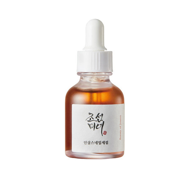 Beauty of Joseon Revive Serum: Ginseng + Snail Mucin – 30ml Korean repairing serum for skin elasticity available at Atelier De Glow UAE.