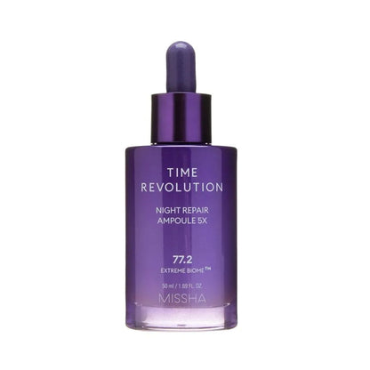 Missha Time Revolution Night Repair Ampoule 5x | Atelier De Glow UAE