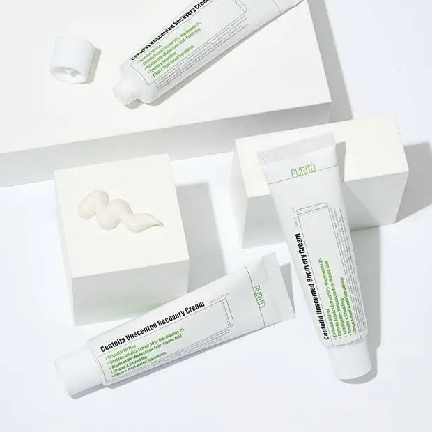 Purito Centella Unscented Recovery Cream: Gentle and Effective Cream for Sensitive Skin at Atelier de Glow