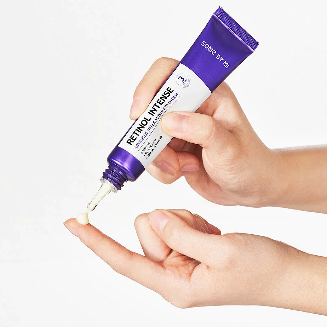 Rich yet fast-absorbing, non-sticky eye cream by Some By Mi that deeply hydrates and smooths the delicate eye area for a youthful look at Atelier De Glow UAE.